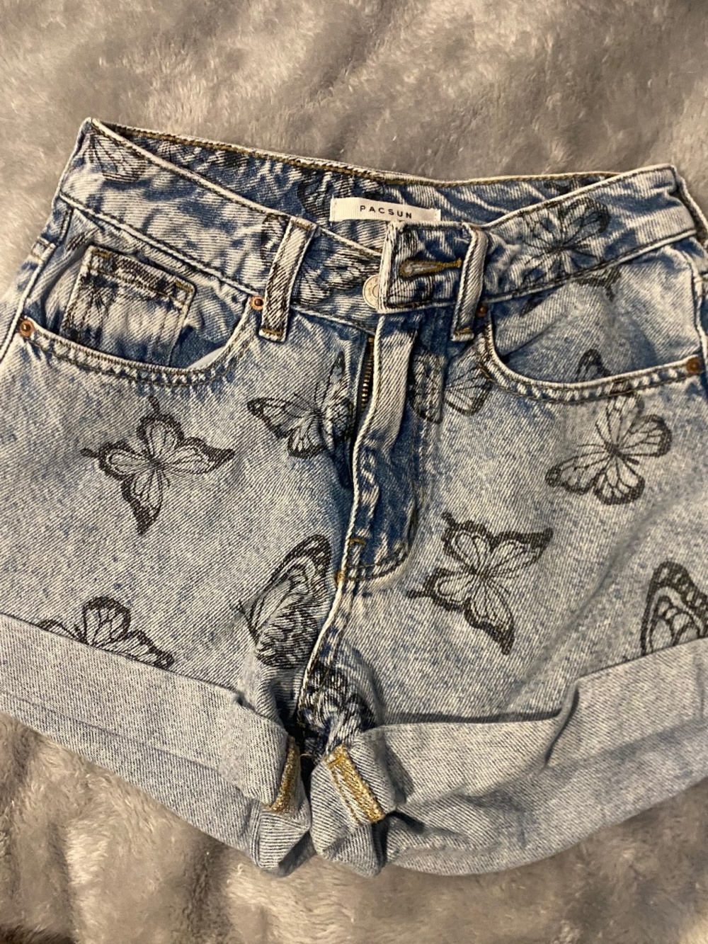 PacSun Butterfly Jean Shorts
